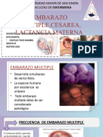 Embarazo Multiple y Cesarea