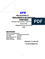 Reglamento de Factibilidad Del Servicio Sanitario Segun Reglamento Ley 20.998