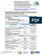 Convocatoria y Bases Proceso 4ta Convocatoria Cas 004 2024 Ugel A