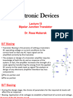 Electronic Devices Lecture 13