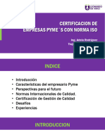 9.1 - Certificacion de Empresas Pyme S Con Norma Iso Estudiar