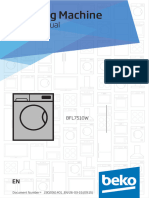 BFL7510W Beko User Manual