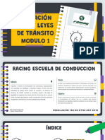 Educacion Vial Diapositivas Modulo 1