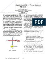 Accident Investigation and Root Cause Analysis