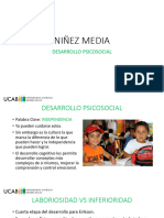 Desarrollo Psicosocial, Niñez Media