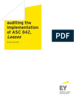 Guide To Auditing Implementation of ASC 842 Leases