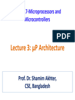 CSE3117-Lecture 3-Microprocessor Architecture