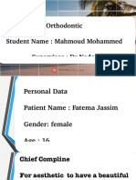 Orthodontic M.M