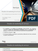 MKT de Serviços - 7. Desafios Do Marketing de Serviços