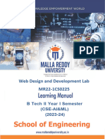 R-22 WDD Lab Manual (Instructor Copy)