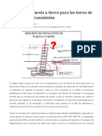 Sistemas de Puesta A Tierra para Las Torres de Las Líneas de Transmisió1