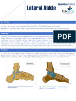 Medial and Lateral Ankle Injuries