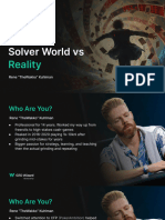 1 TheWakko - Solvers Vs Reality