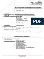 Section 1 Identification of The Substance/mixture and of The Company/undertaking