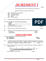 Measurement I and Force