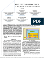 Five Stage Pipelined Mips Processor Verification Sequence Module Using Uvm