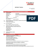 MSDS BCDMH Tablets