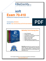 Microsoft: Exam 70-410