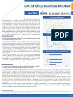 Monthly Report of Ship Auction Market April 2024