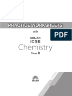 ICSE Chemistry 8 Worksheets