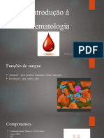 Introdução À Hematologia: Professor Mauricio Cupello Peixoto