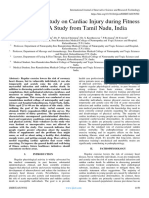 An Awareness Study On Cardiac Injury During Fitness Exercises: A Study From Tamil Nadu, India