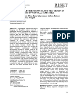 Geochemical Evidence of Island Arc Origi