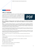 ORD. #4232 - 306 - Normativa Laboral. Dirección Del Trabajo