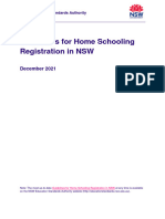 Home Schooling in NSW 2021