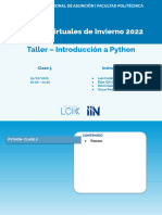 Ejercicios de Python