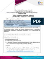 Guía de Actividades y Rúbrica de Evaluación - Unidad 2 - Fase 3 - Analizar Problemáticas Contextuales