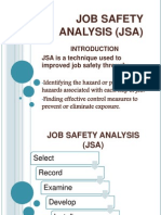 Job Safety Analysis (Jsa)