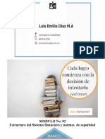 Diapositiva Modulo II, Estructura Del Sistema Financiero y Normas de Seguridad