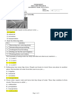 Ws 2 Water Cycle - Answer