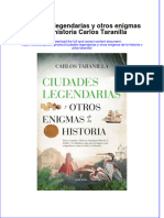 Ciudades Legendarias y Otros Enigmas de La Historia Carlos Taranilla Full Chapter Download PDF