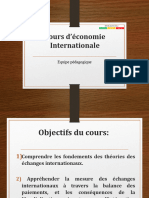 Cours D'economie Internationale