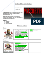 Eng2d Macbeth Unit Test Review