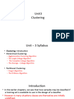 Unit 3 Clustering