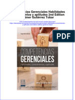 Competencias Gerenciales Habilidades Conocimientos y Aptitudes 2nd Edition Edimer Gutiérrez Tobar Full Chapter Download PDF