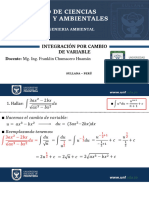 Integracion Por Cambio de Variable