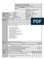 Course Outline Pre Algebra - Docx - 1