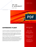 Developement of Supersonic Aircraft