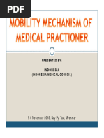 1 Indonesia Mobility Mechanism For ASEAN Medical Practitioners AJCCM