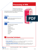 The Processing of Milk