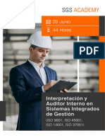 Interpretación y Auditor Interno en SIG (ISO 9001, ISO 45001, ISO 14001, ISO 37001)