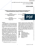 Numerical Investigation of Inlet Distortion For Different Rear Mounted Engine Installations at Taking-Off Conditions