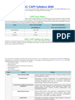 CAPF ACs Syllabus Detail