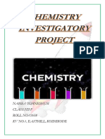 To Determine Ignition Property of Potassium Nitrate