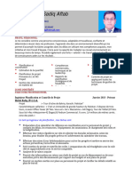 CV D'ingénieur de Planification