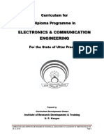 Electronics & Communication Engineering: Curriculum For Diploma Programme in